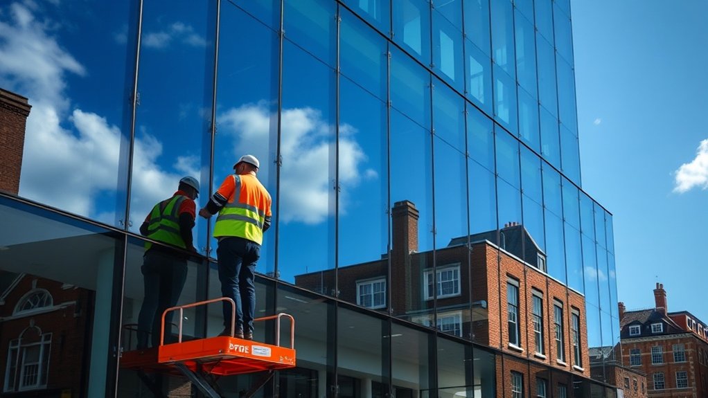 Commercial Glazing Lillington and Longmoore Gardens