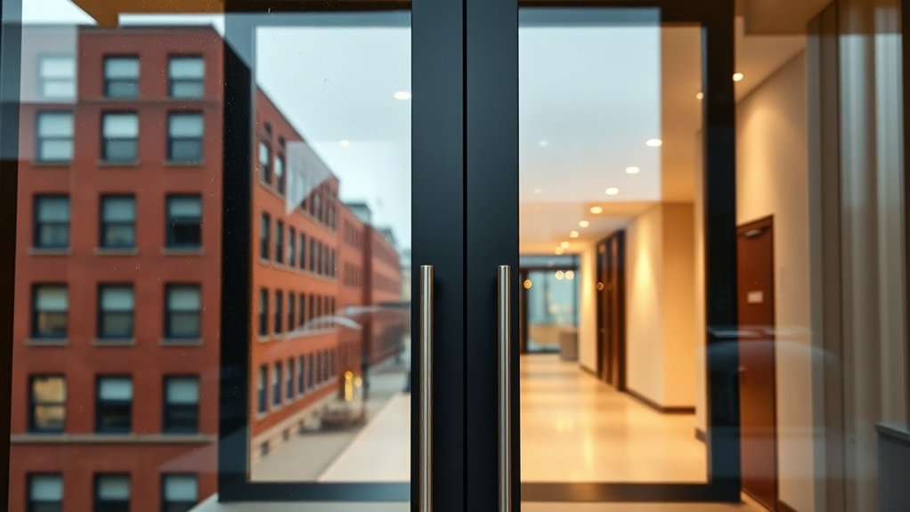 Glass Doors Dolphin Square