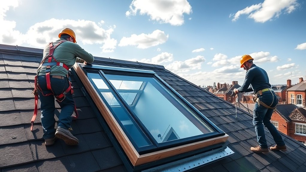 Skylight Installation Lillington and Longmoore Gardens